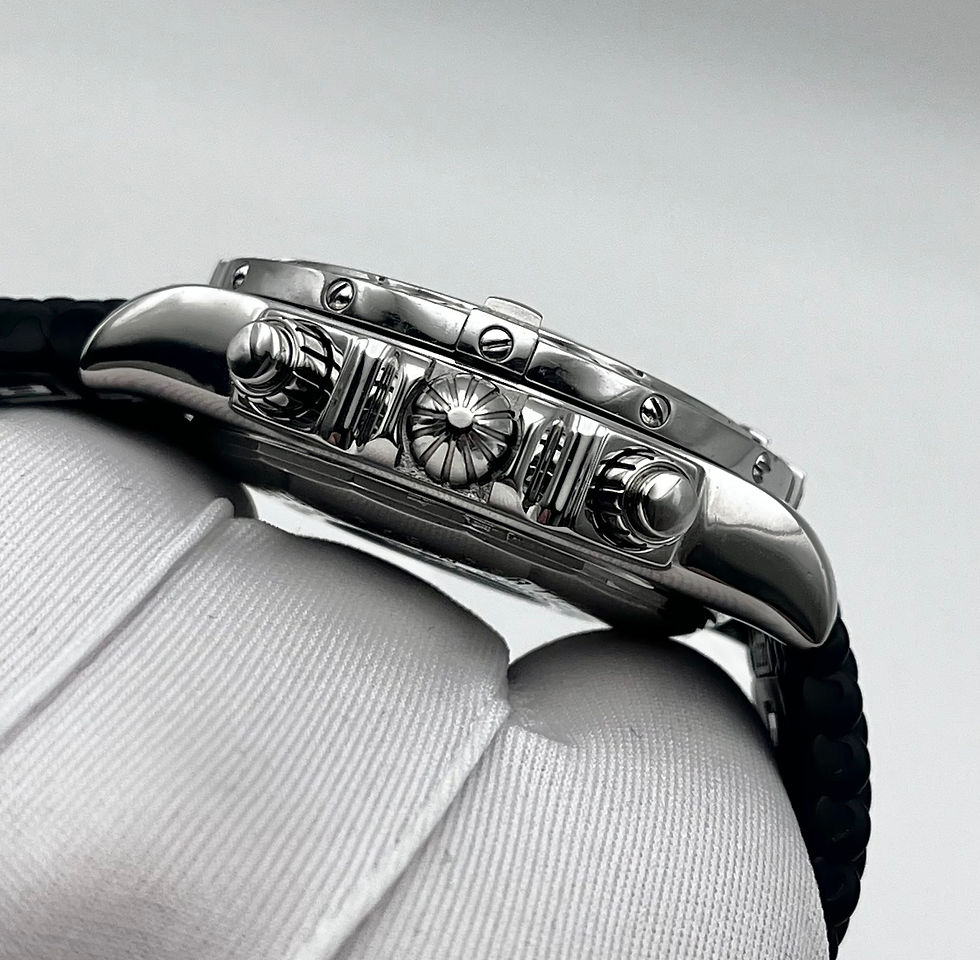Thumbnail: Breitling Chronomat Evolution Black 44mm (A13356) C.2009 Box Warranty