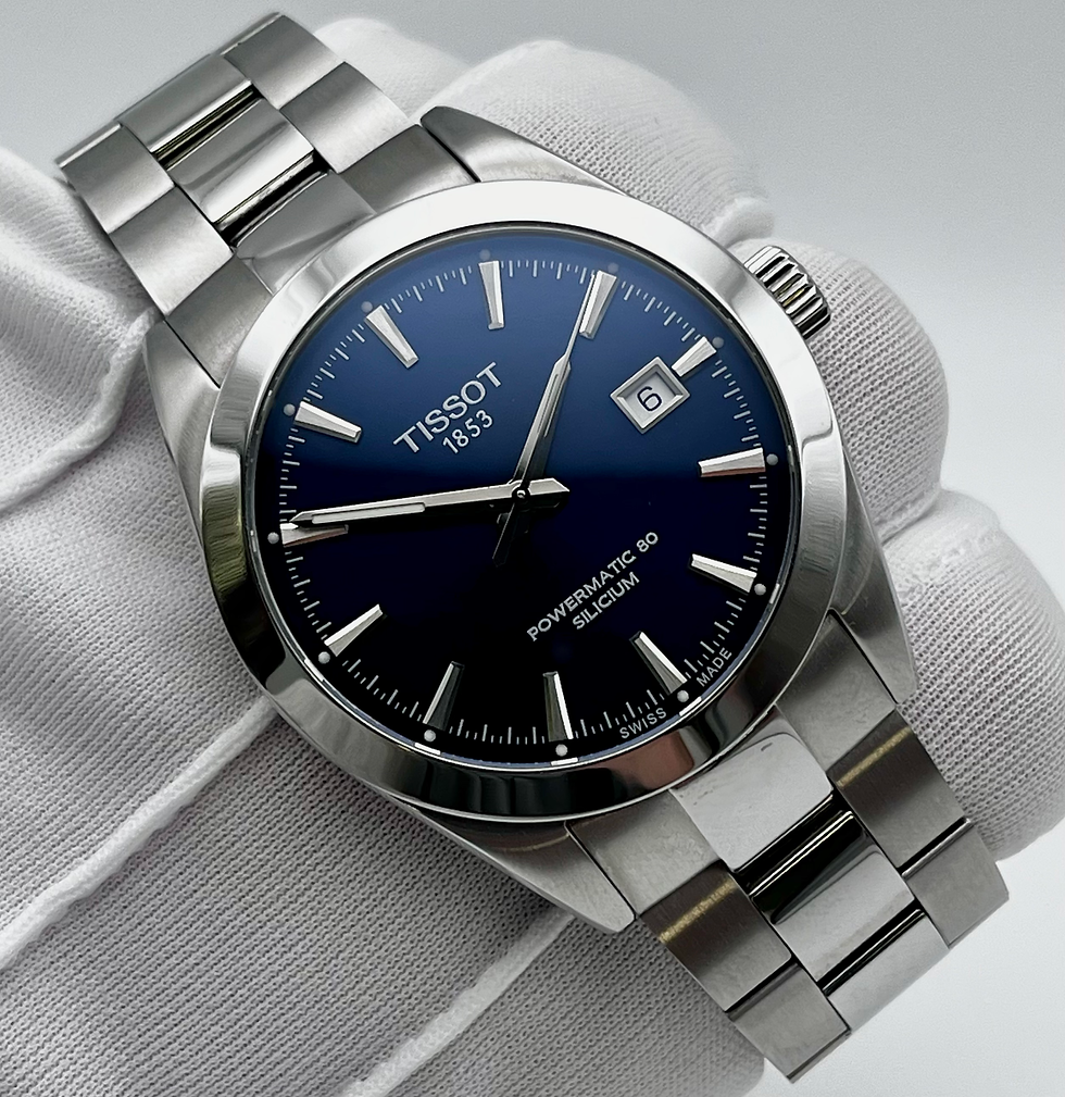 Tissot Gentleman Powermatic 80 Blue 40mm (T1274071104100) 2020 Box Papers