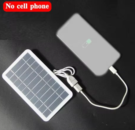 Carregador de telefone com painel solar portátil