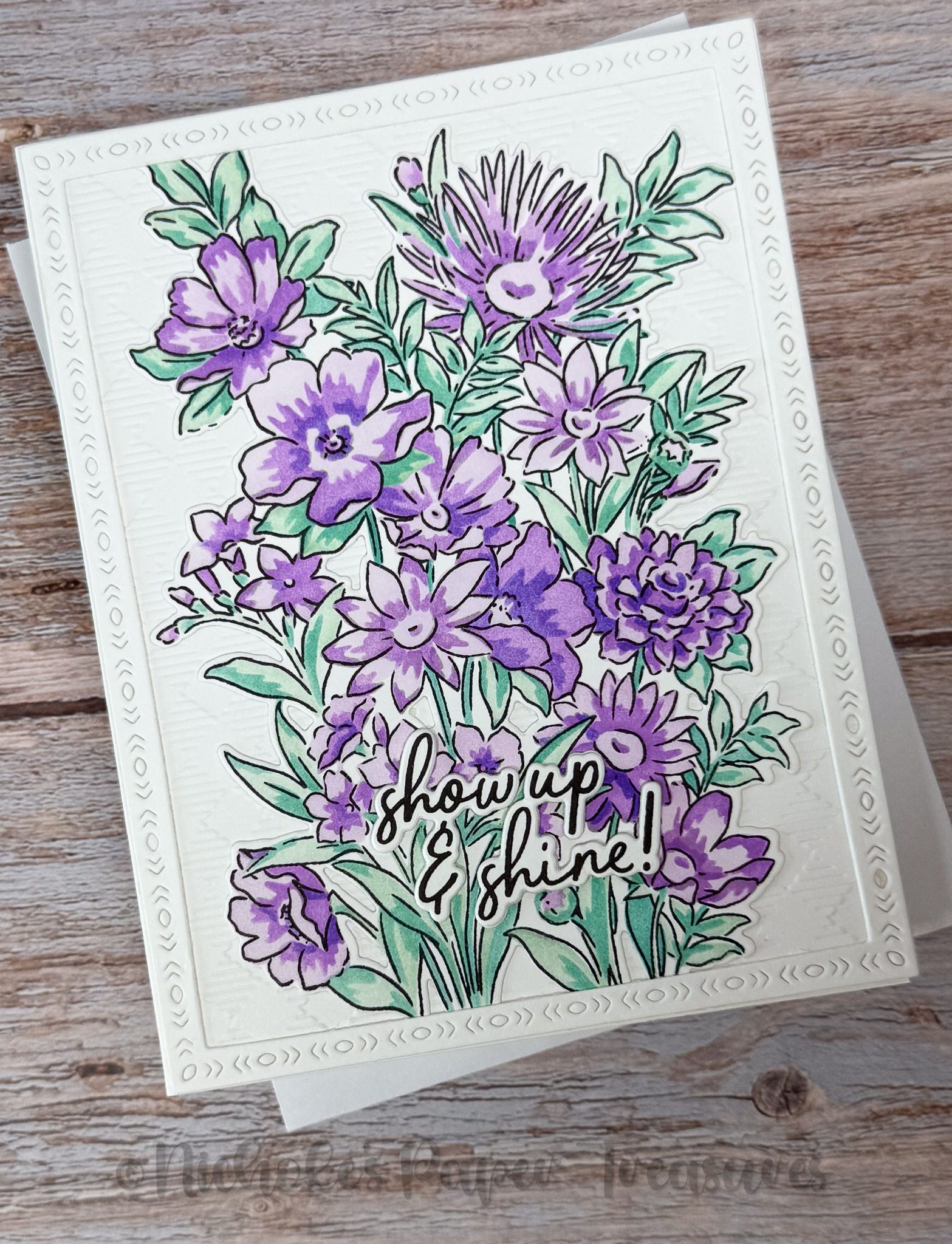 Floral 7 Greeting Card