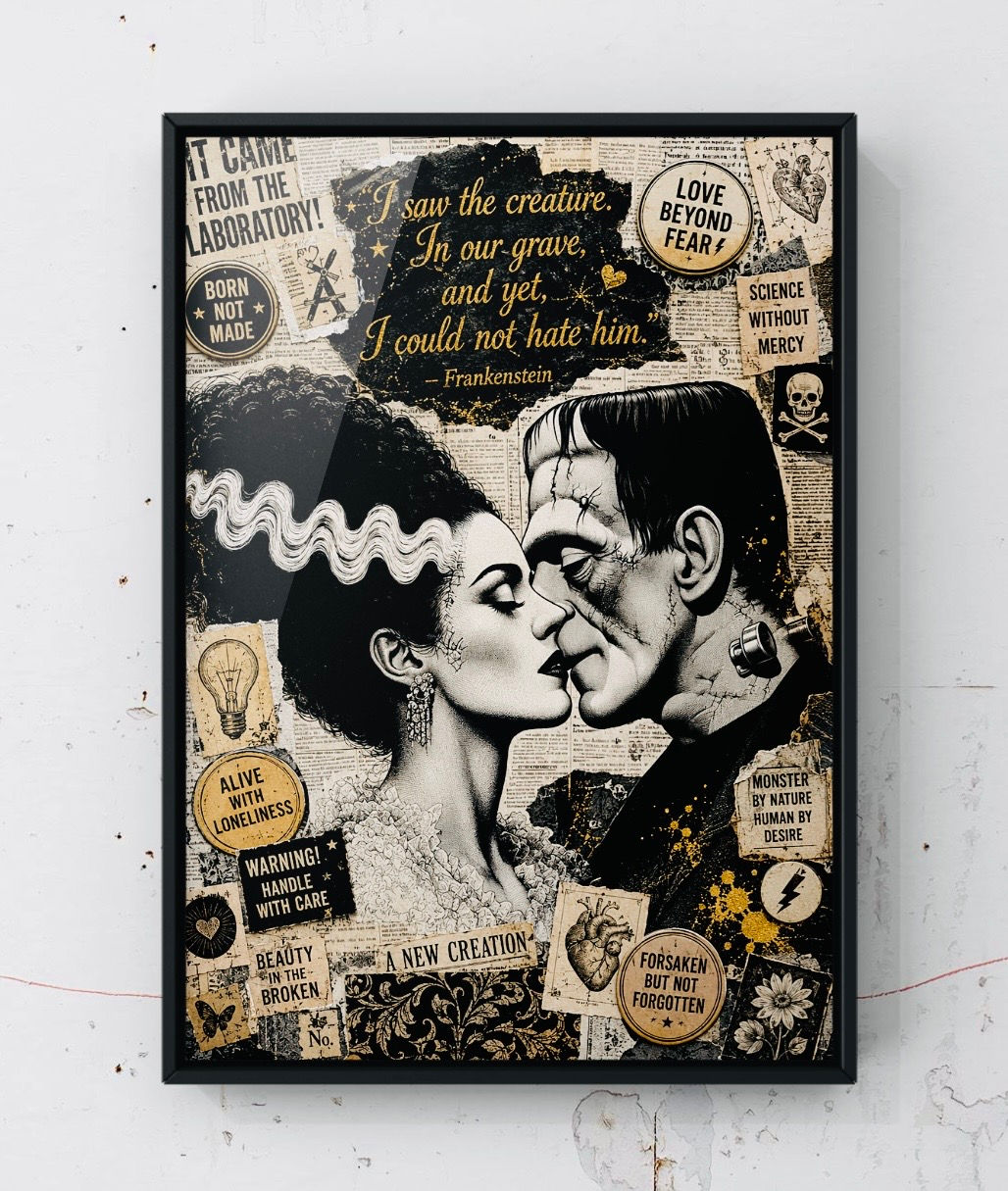 Frankenstein bride art print