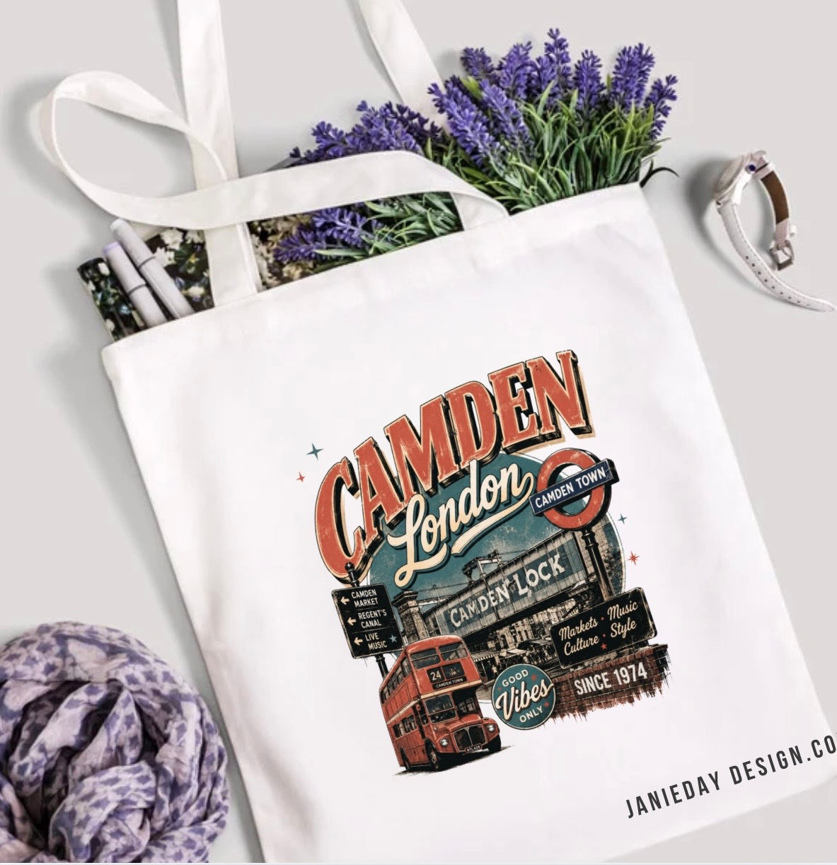 Fun Camden tote bag