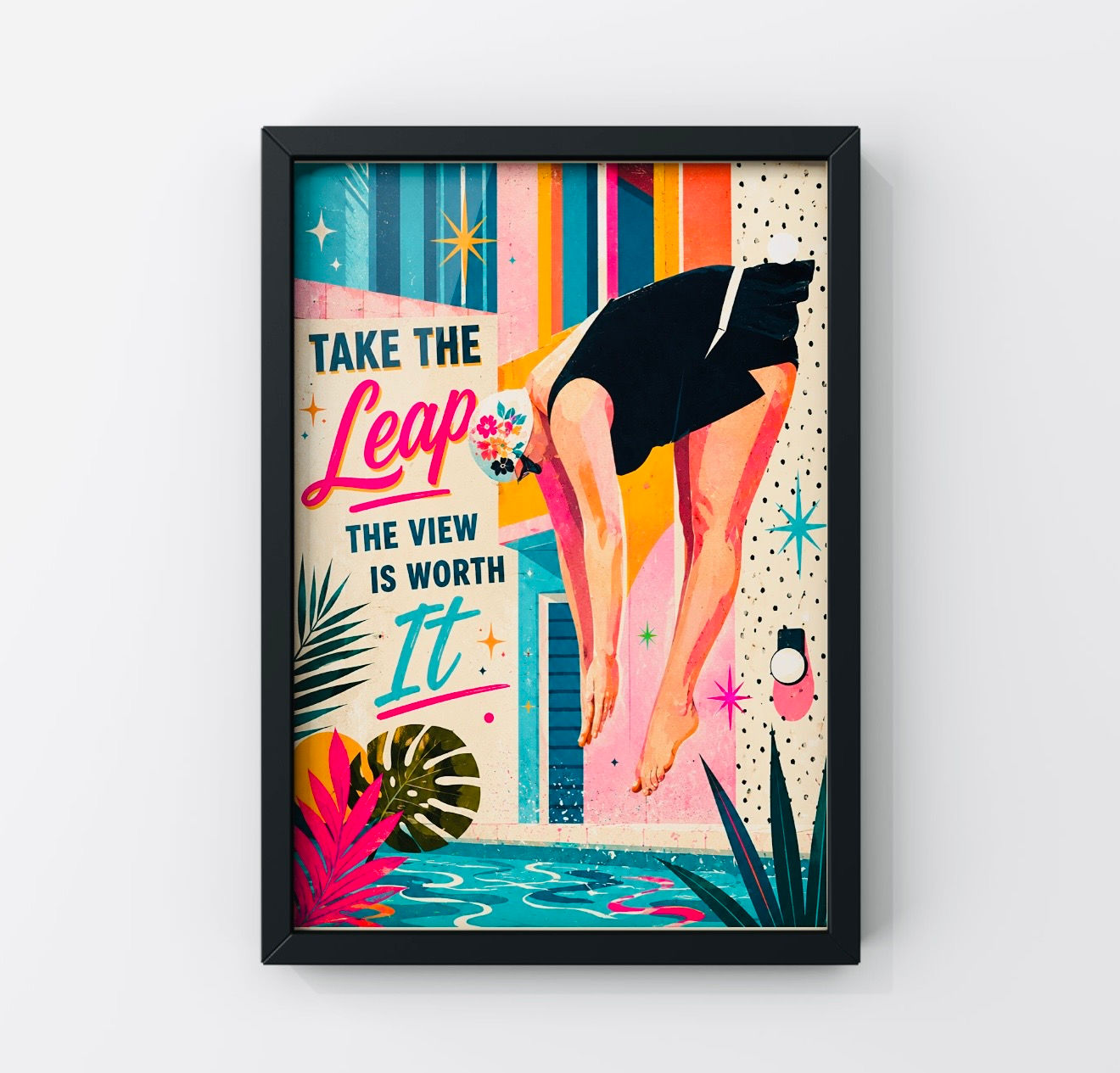 Take the leap art print