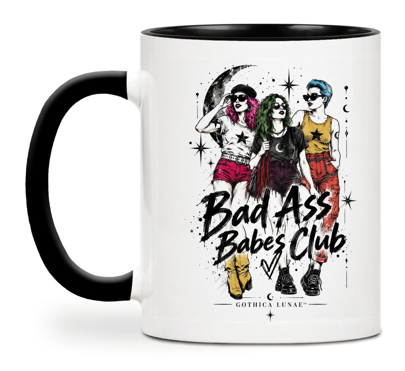 Bad Ass Babes Club Mug – Alternative Girls Gothic Mug