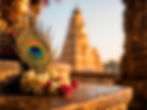 peacock-feather-floral-garland-temple-setting.jpg