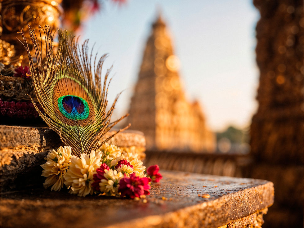 peacock-feather-floral-garland-temple-setting.jpg