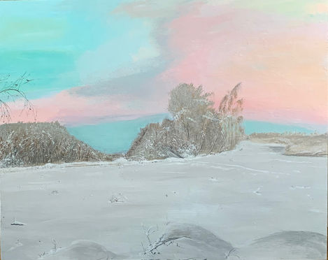 Biesiadki,
Oil on board,
40x50 cm