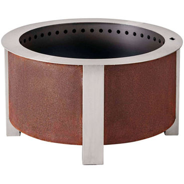 Round smokeless fire pit for backyard outdoor living at Wickstrom Ace Hardware in Carson City, NV.