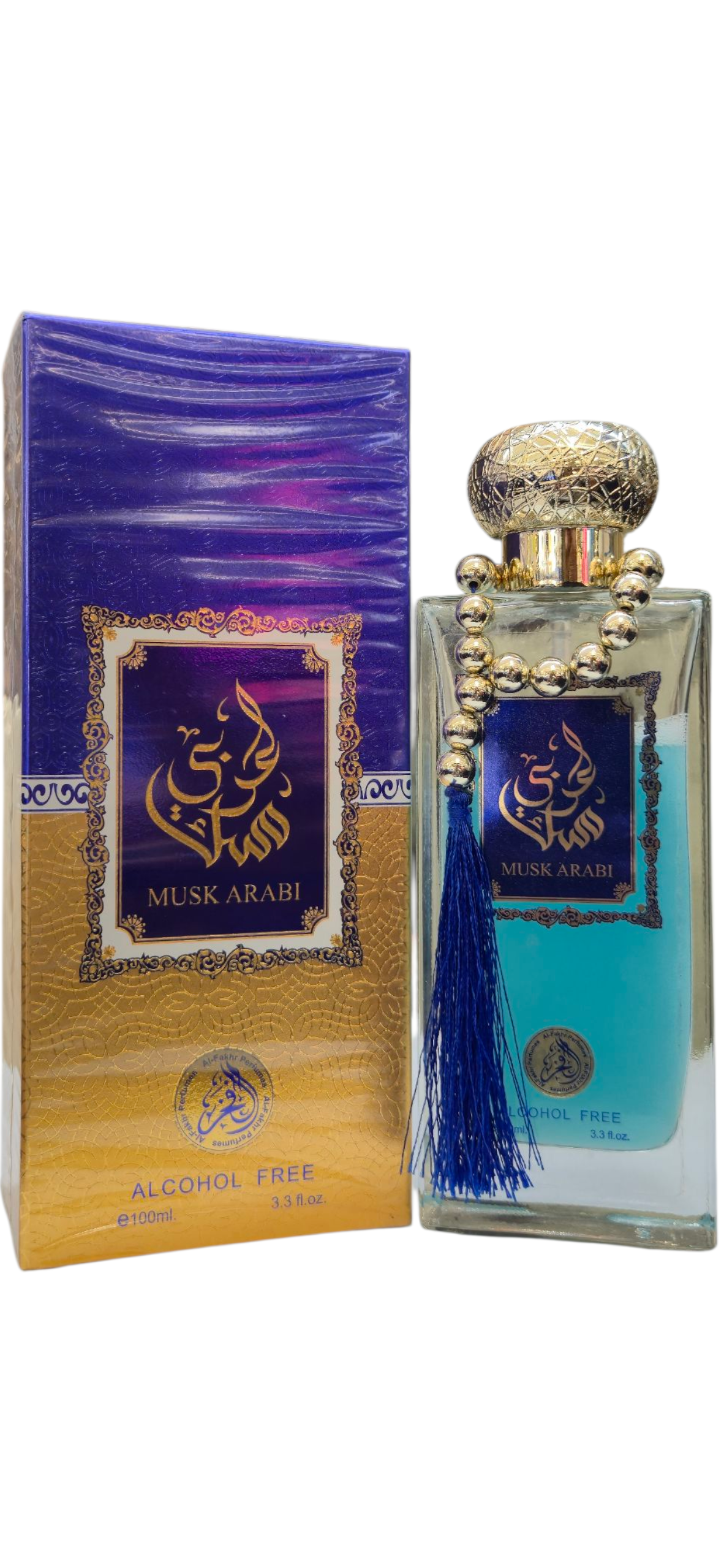 AL Fakhr - Musk Arabi - Eau de parfum - 100 ml - Sans alcool - Parfum en poudre