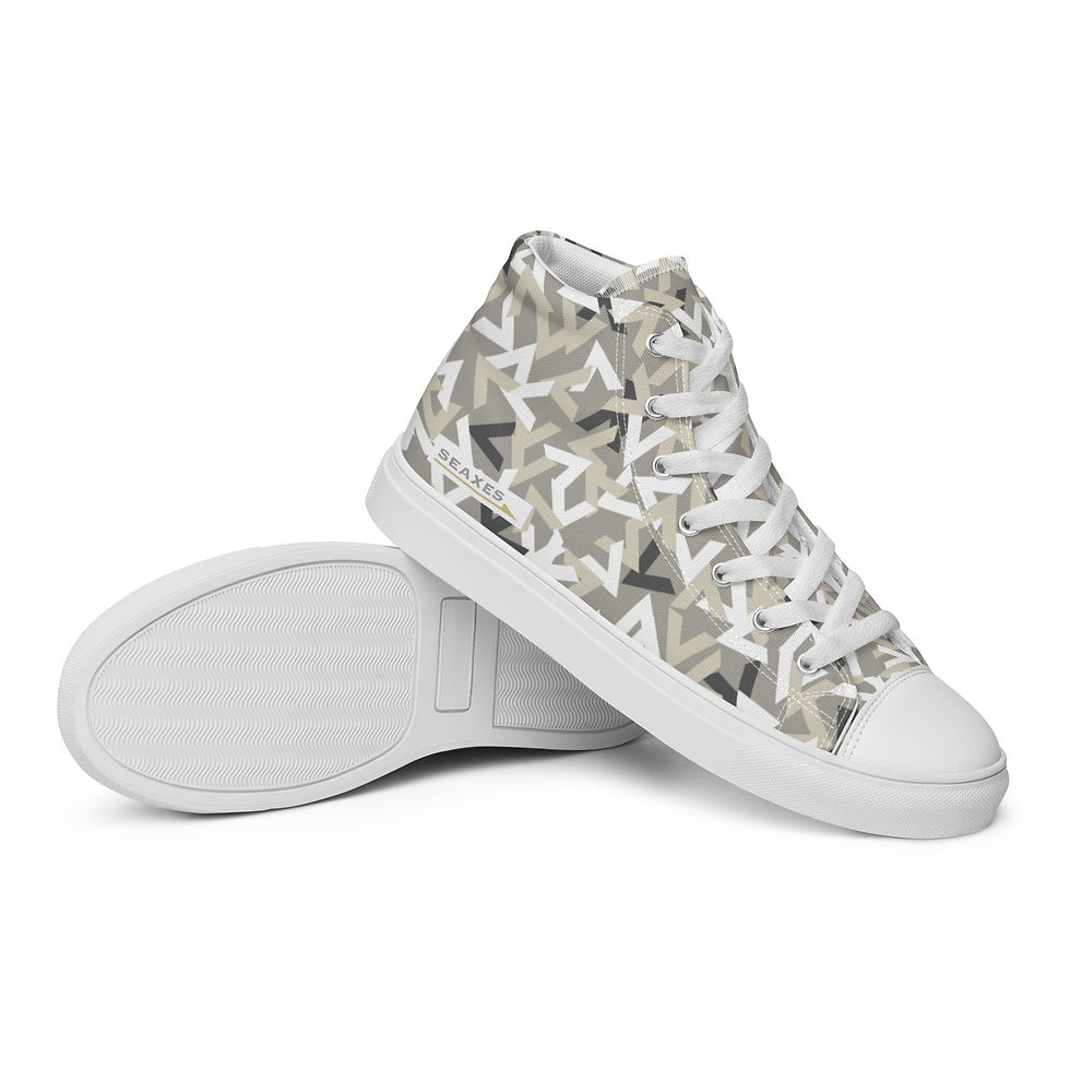 Thumbnail: SEAXES Carolina Beachgrass™ High Top Canvas Shoes - Men's