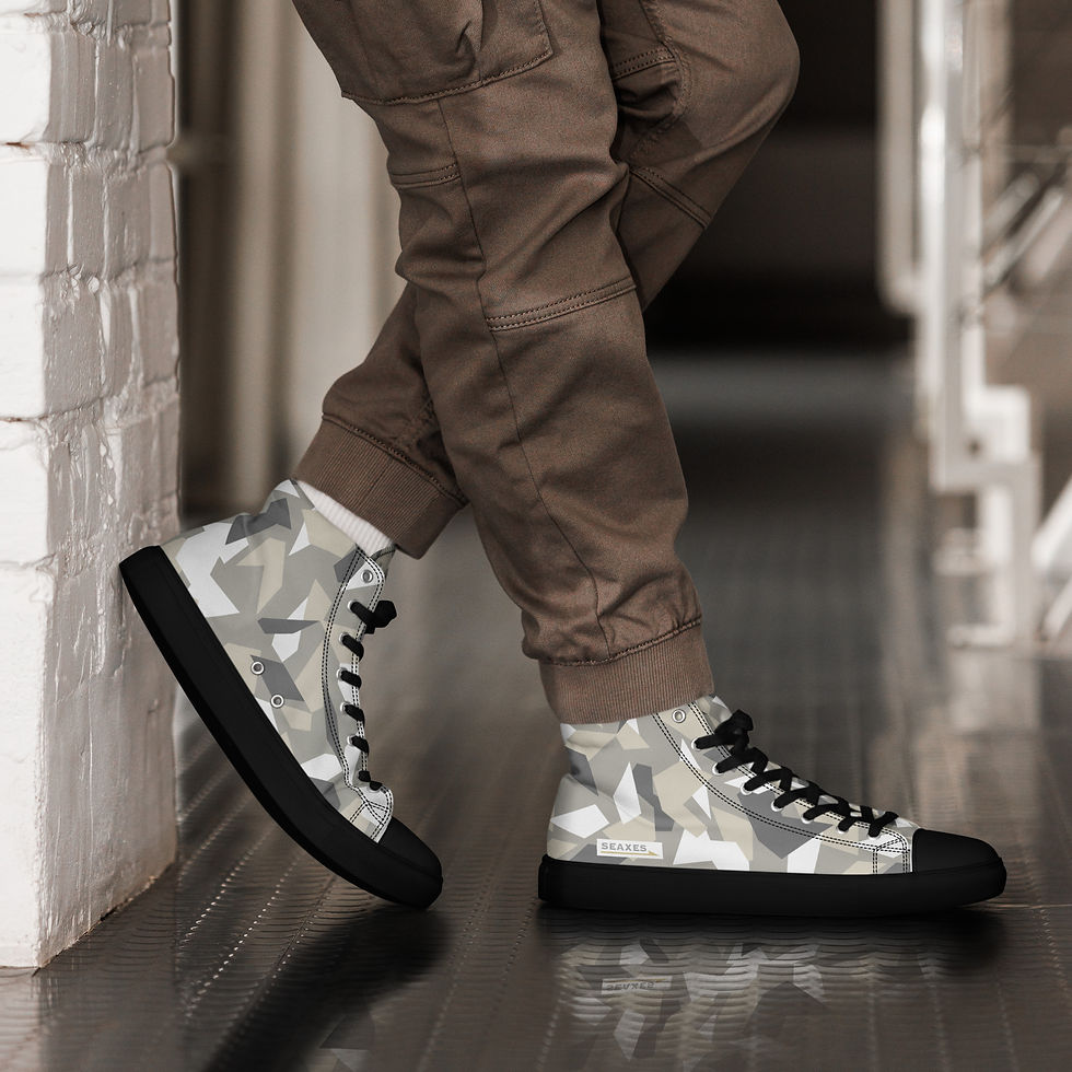 Thumbnail: SEAXES Lowcountry Splinter™ High Top Canvas Shoes - Men's