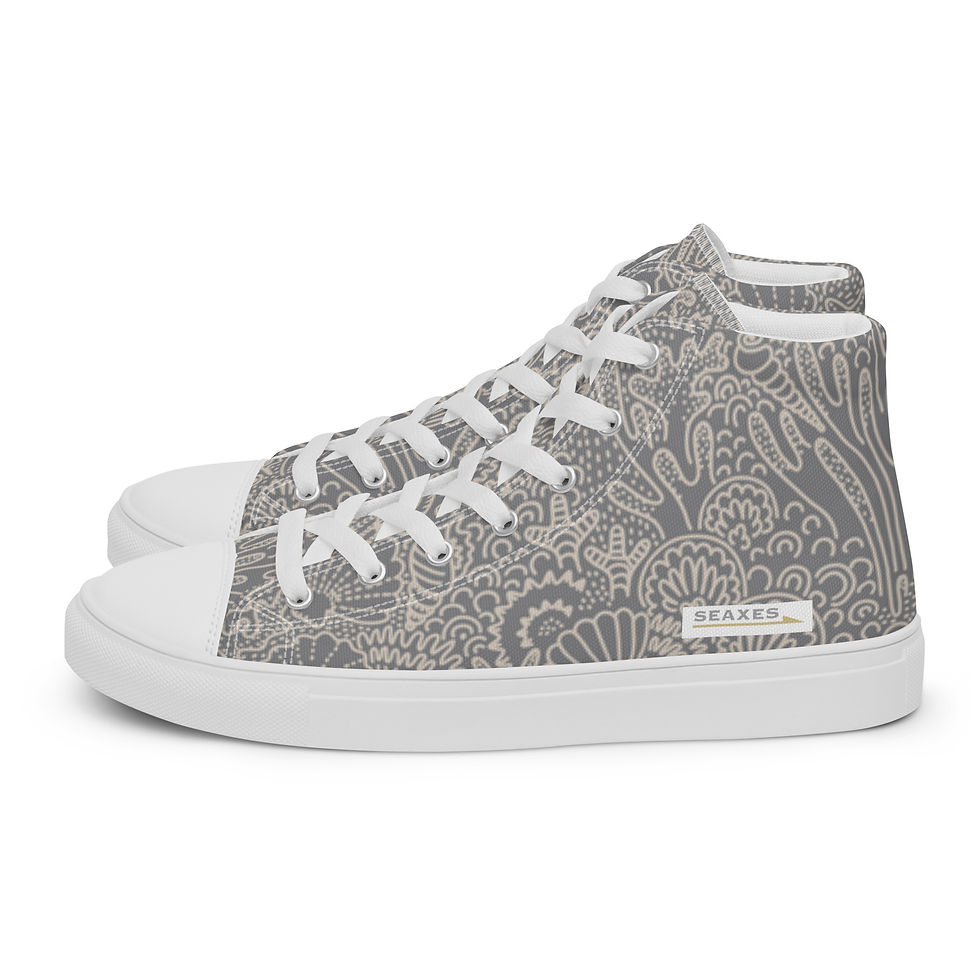 Thumbnail: SEAXES Coral High Top Canvas Shoes - Men's
