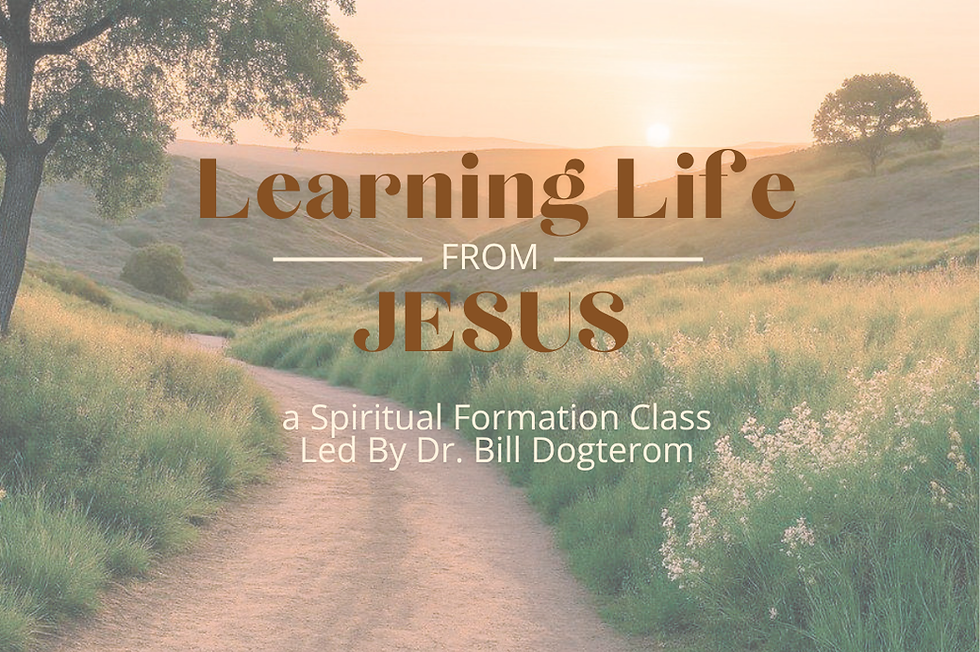 Learning Life From Jesus