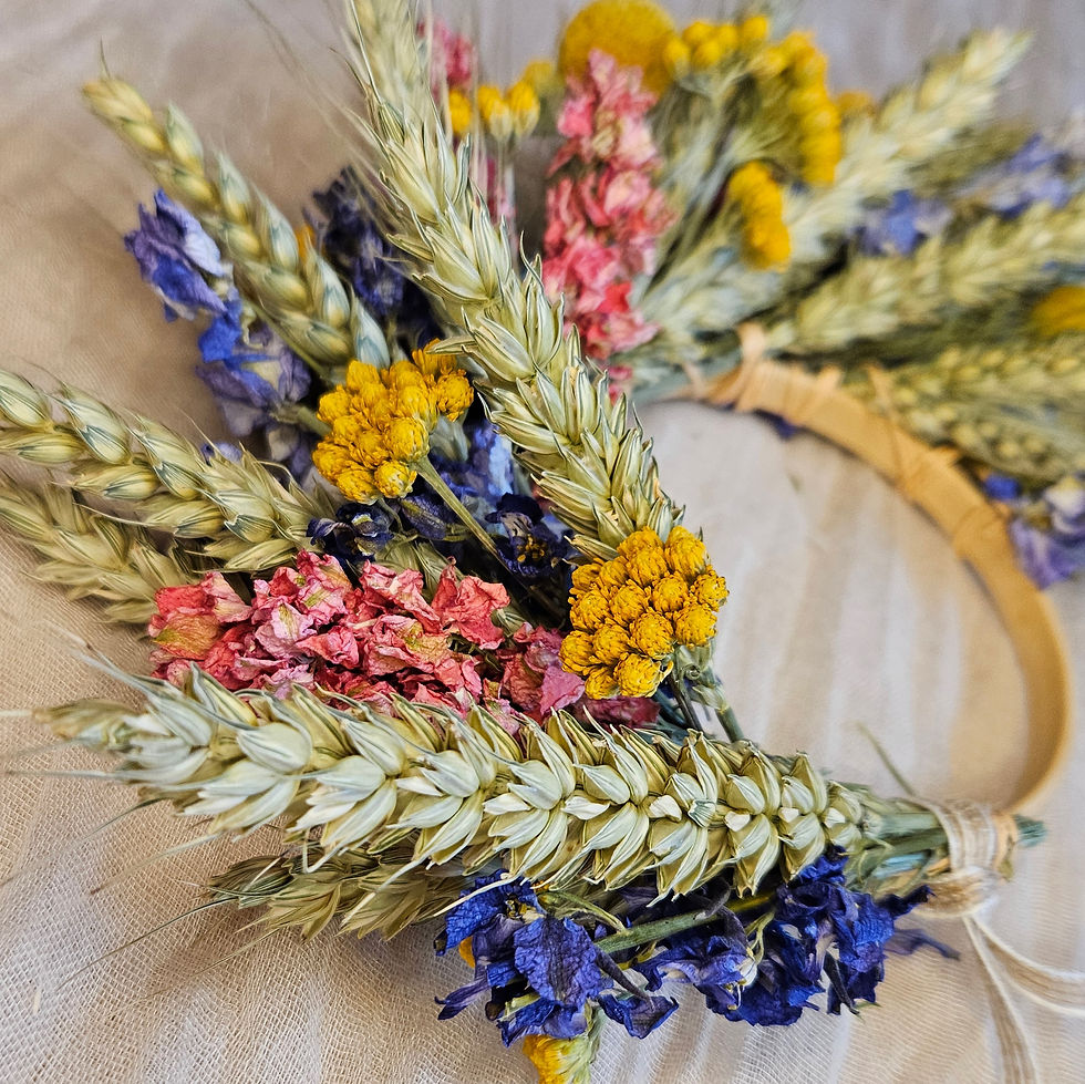 Thumbnail: Dried flower wreath kit
