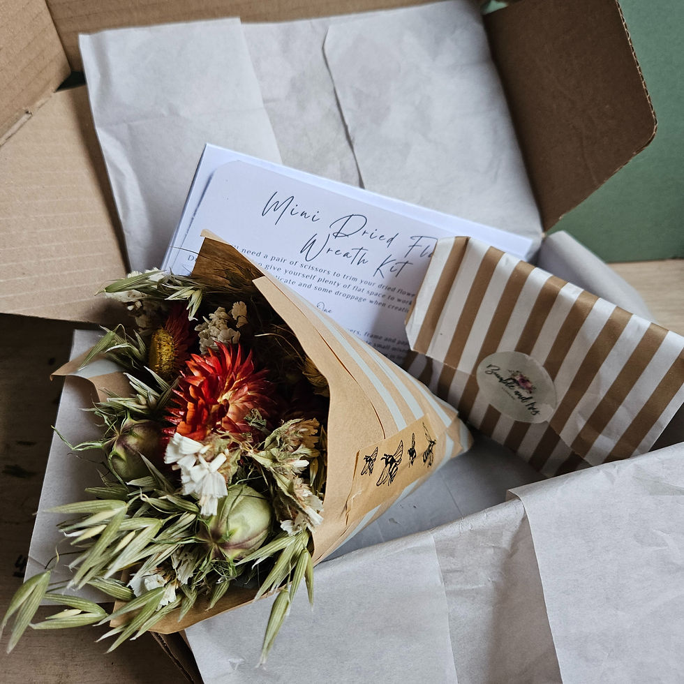 Thumbnail: Dried flower wreath kit