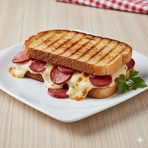 Sausage and Cheese Mixed Toast