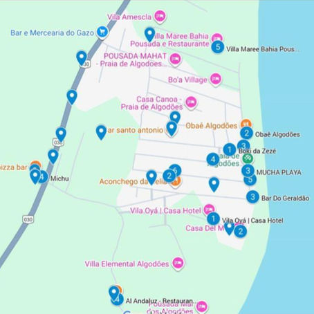 O que fazer na Praia de Algodões: guia com mapa afetivo da Casa Canoa.