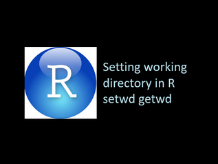 Setting working directory in R - setwd getwd