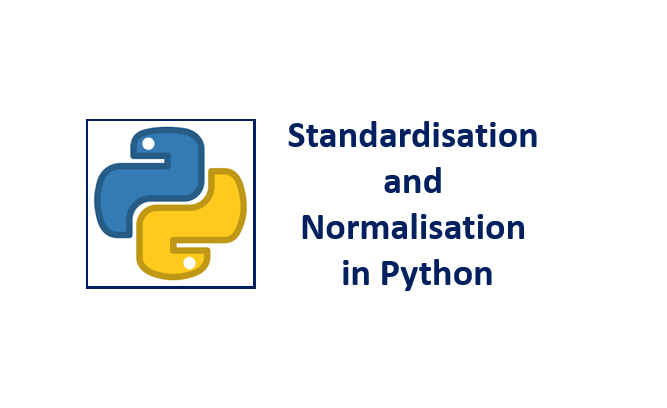 Standardisation and Normalisation in Python