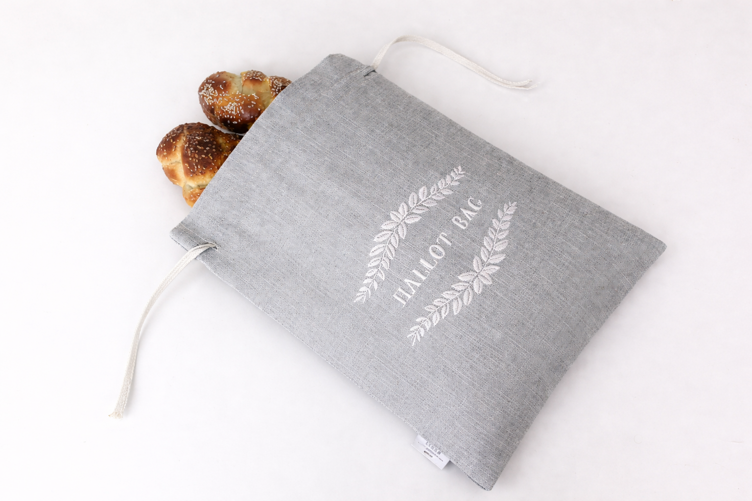 Hallot bag Feuille / Lin Gris