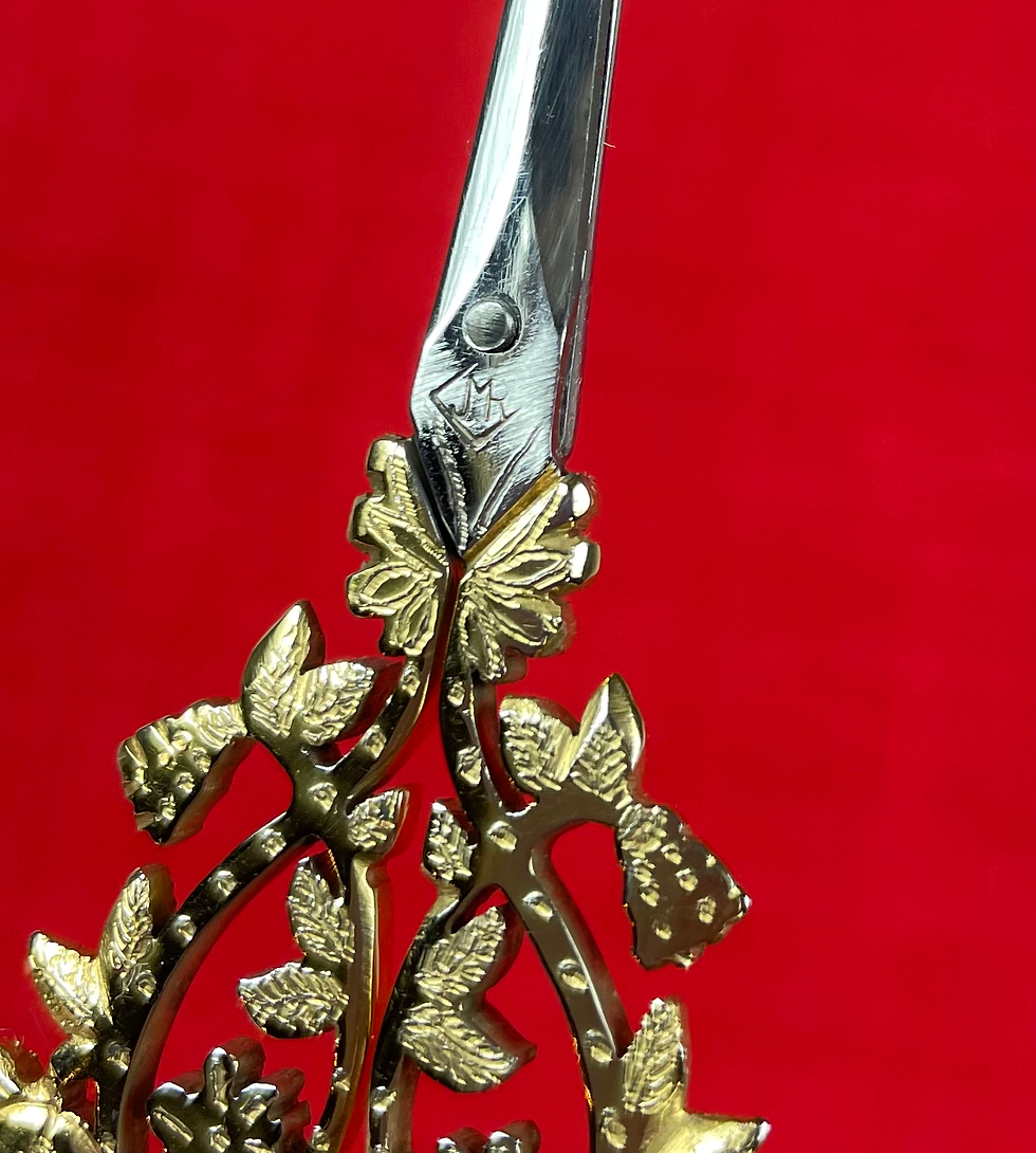 Thumbnail: Jean-Marie Roulot Gold Plated Scissors #77