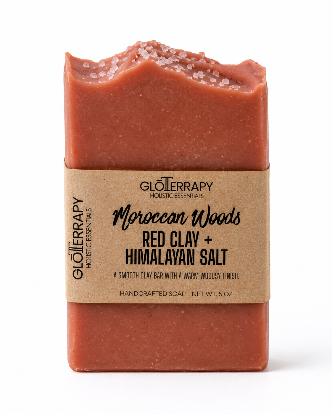 Moroccan Woods — Red Clay + Sea Salt Soap (For Him)
