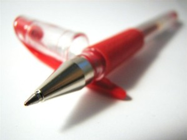 red pen