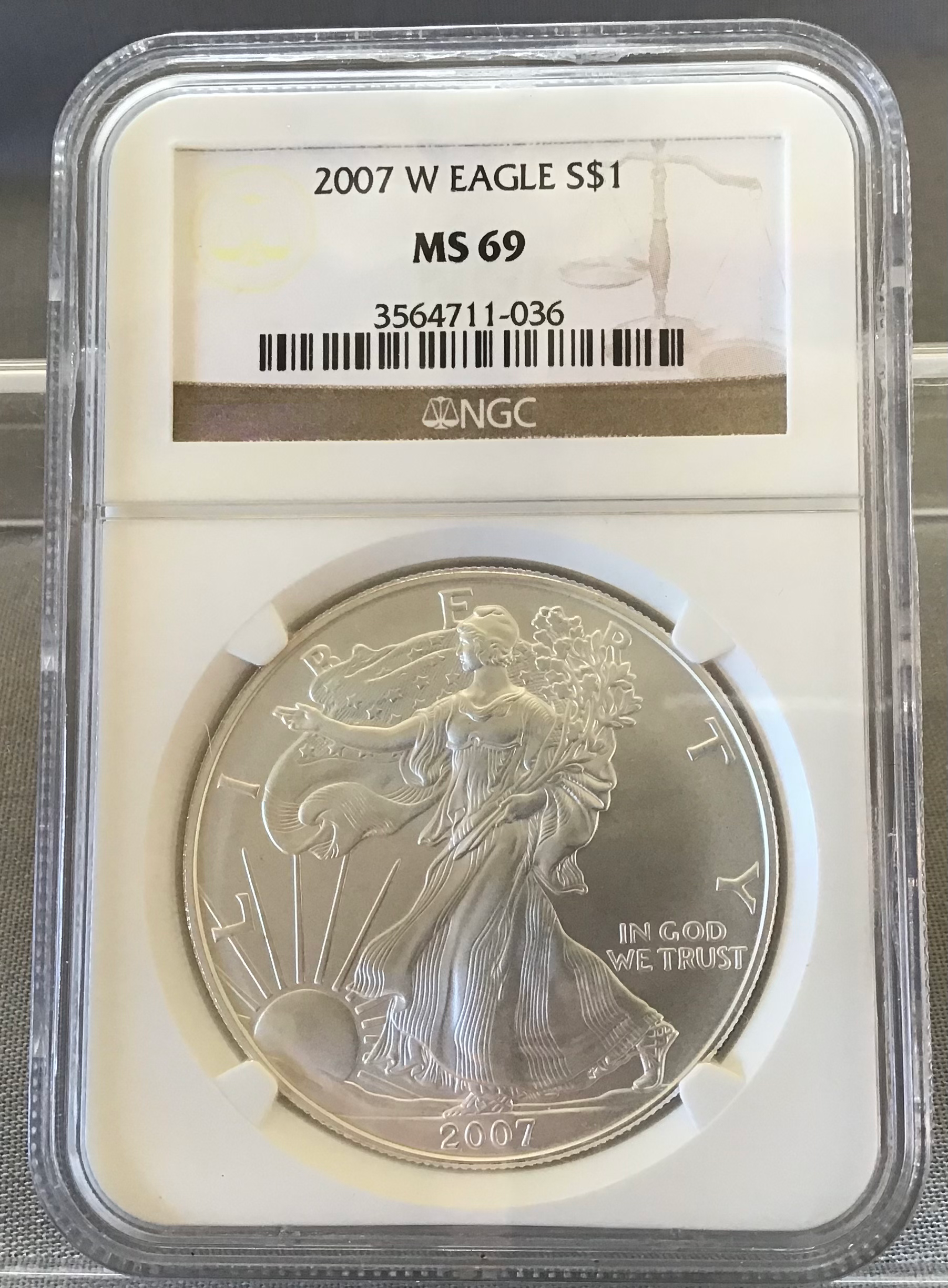 2007 W American Silver Eagle