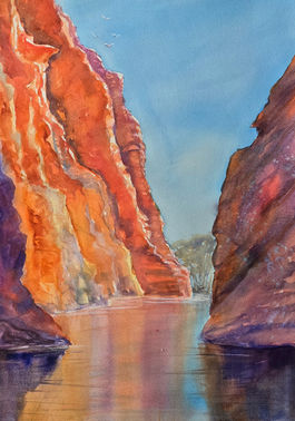 sunlit gorge