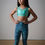 Thumbnail: Girl in teal dance top and patterned leggings