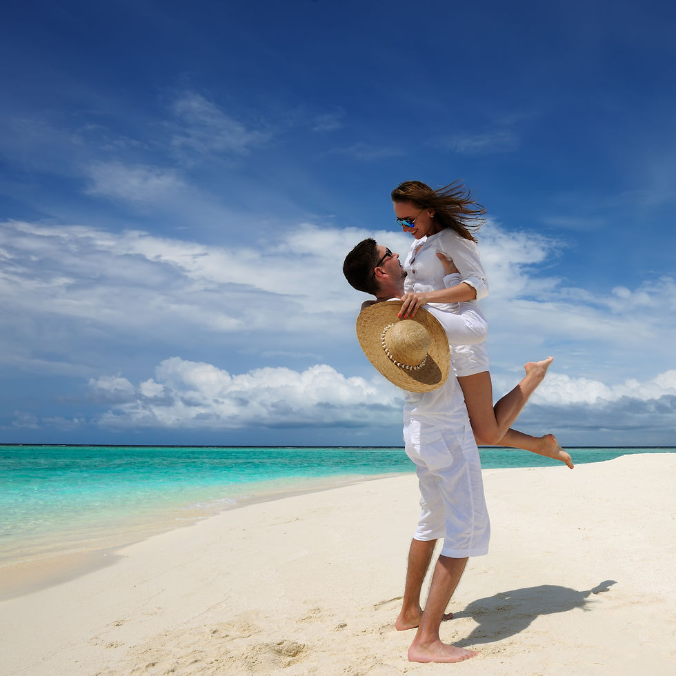 Couple sur la plage