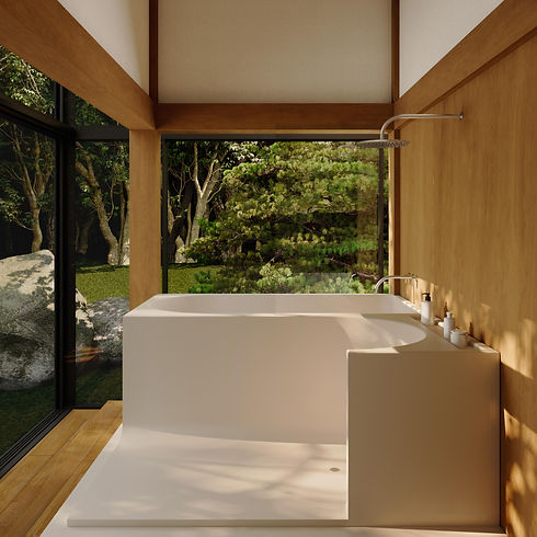 Sabi Space, Bento House. Bathroom.