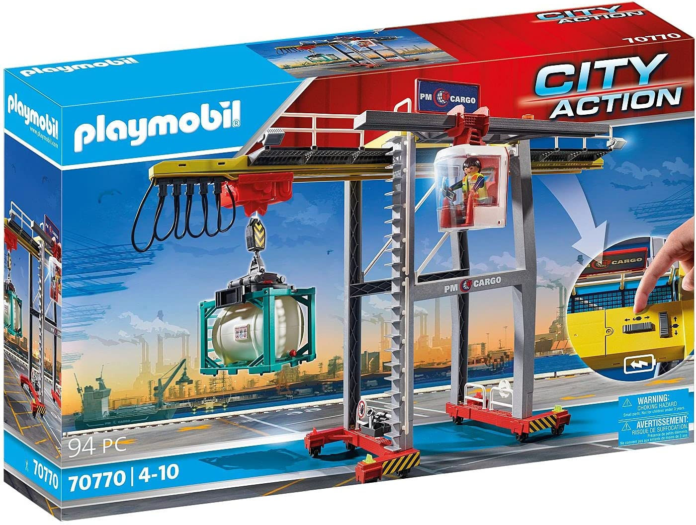 PLAYMOBIL City Action 70770 Gr�a con Contenedores