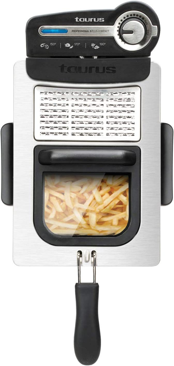 Taurus 973969 Freidora Professional 3 Plus 3 L, 1 kg Patatas
