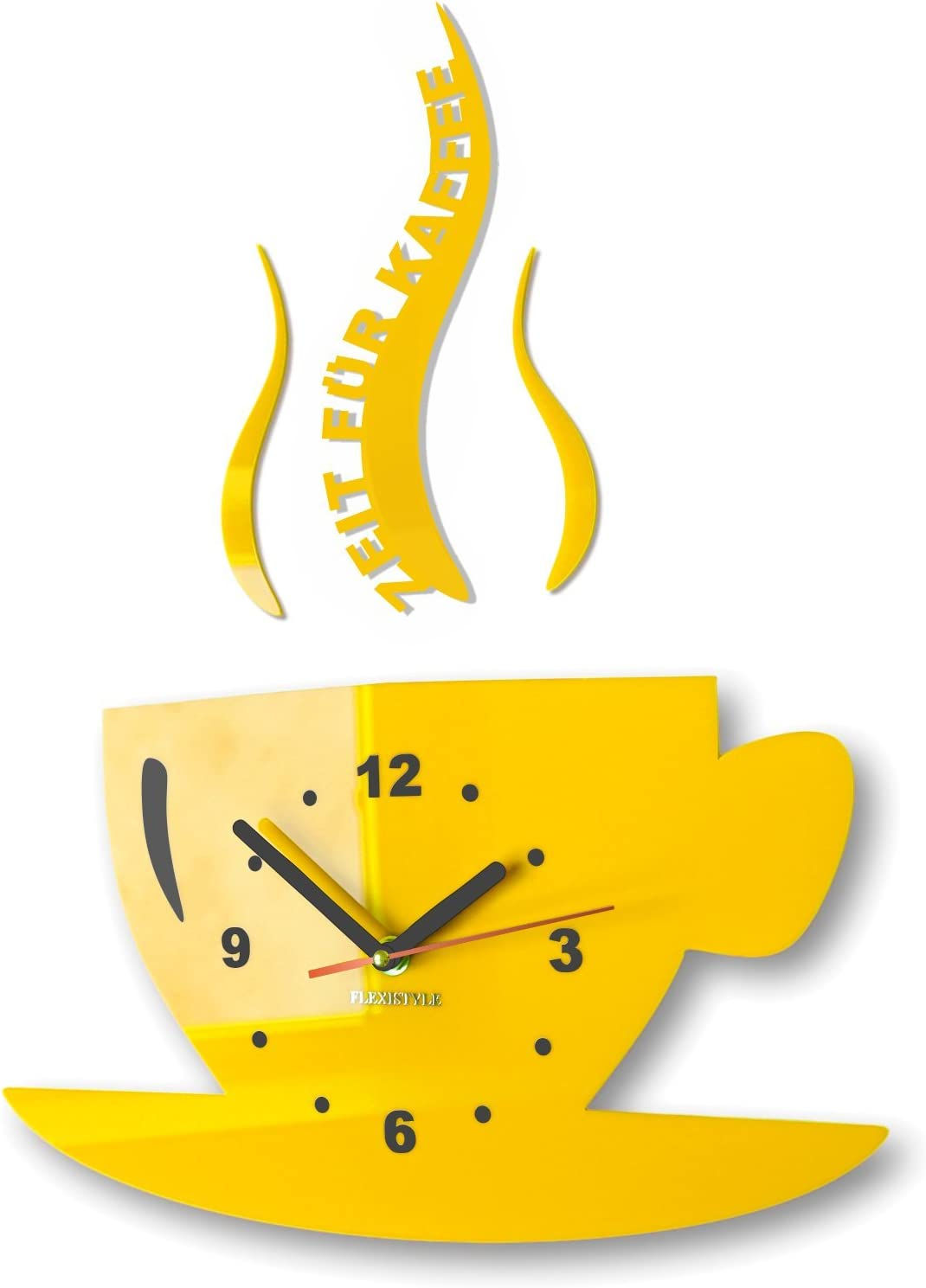 Reloj de Pared con dise�o de Taza de caf�