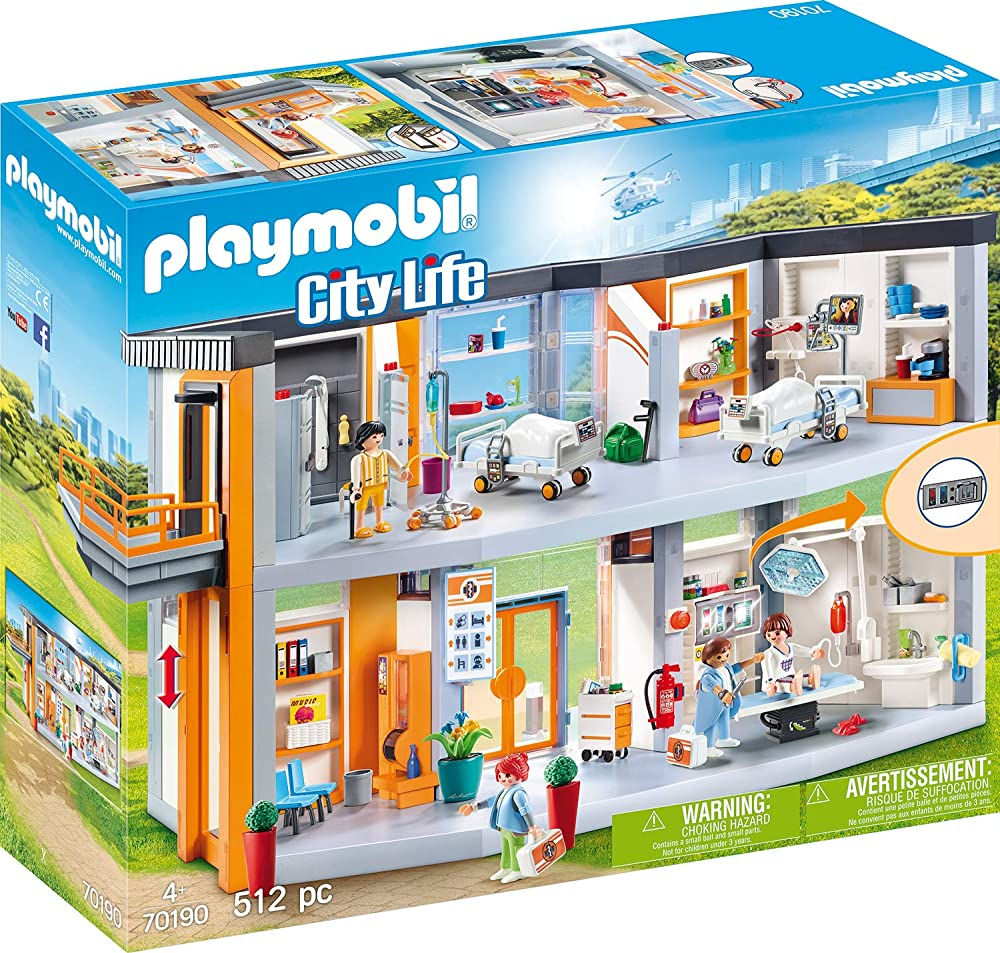 PLAYMOBIL City Life 70190 Gran Hospital,