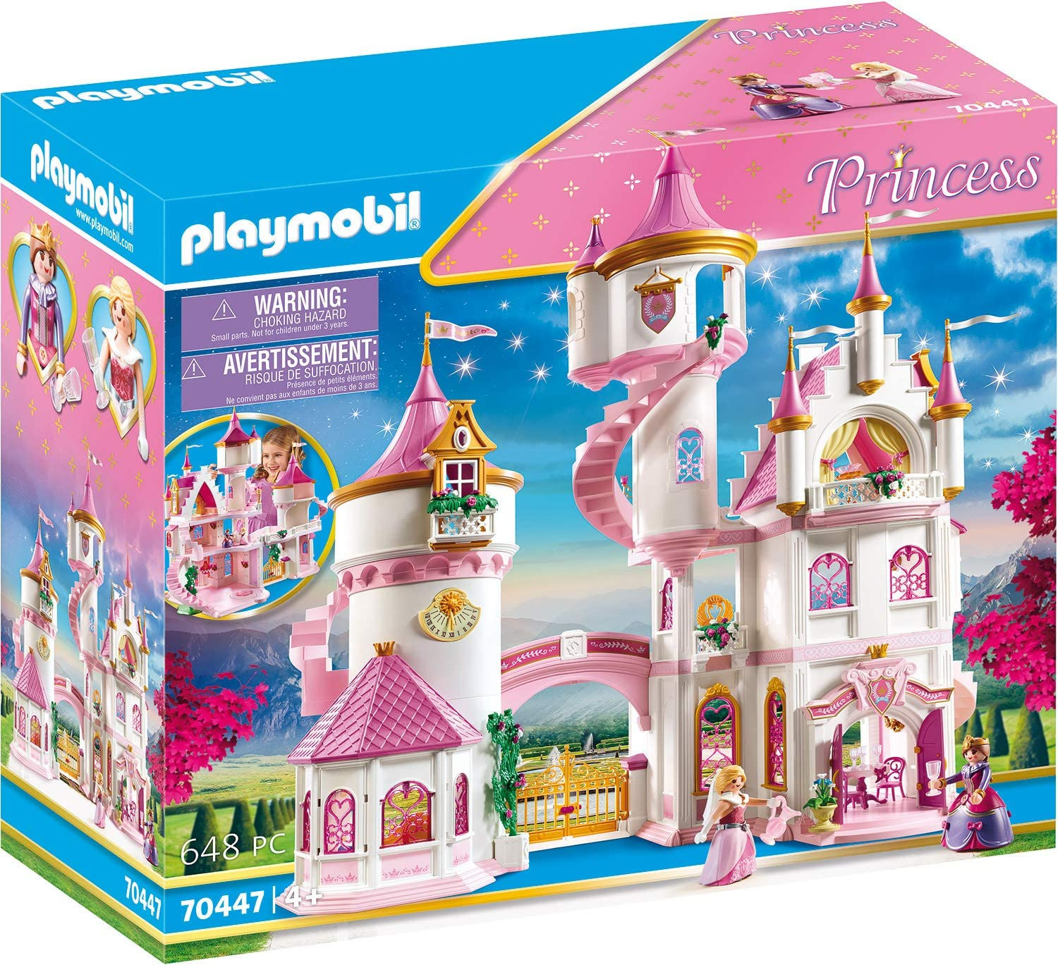 PLAYMOBIL Princess 70447 Gran Castillo Princesas con pista