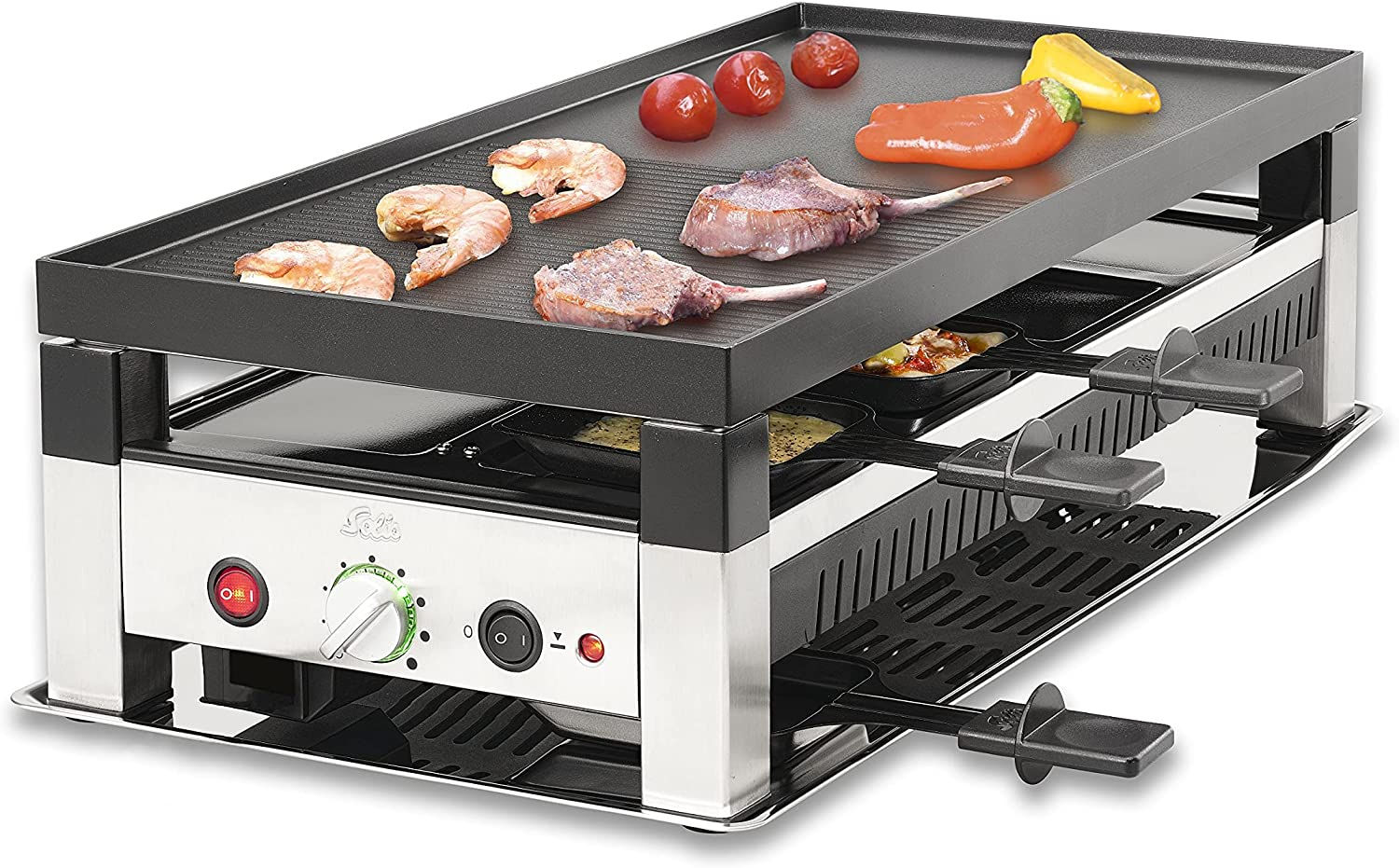 Solis 5 in 1 Table Grill 791 Parrilla Electrica de Mesa