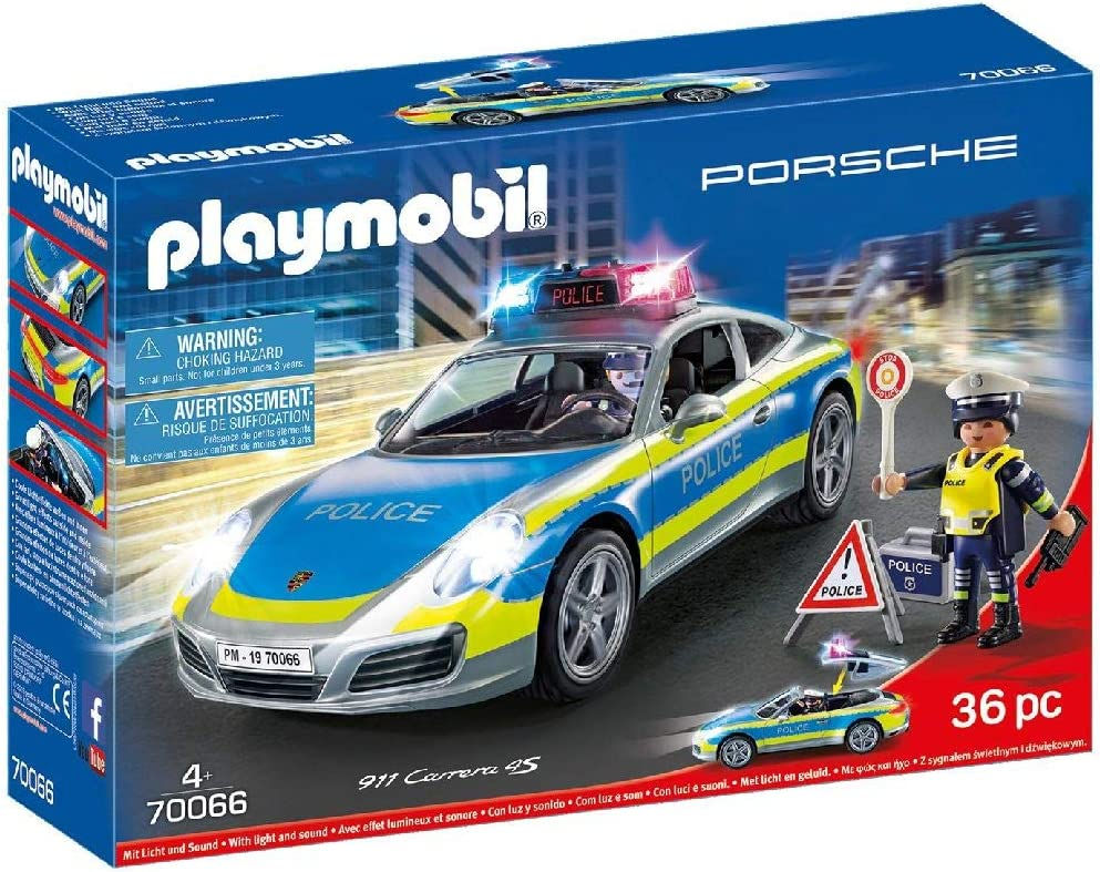 PLAYMOBIL Porsche 70066 Porsche 911 Carrera 4S Polic�a
