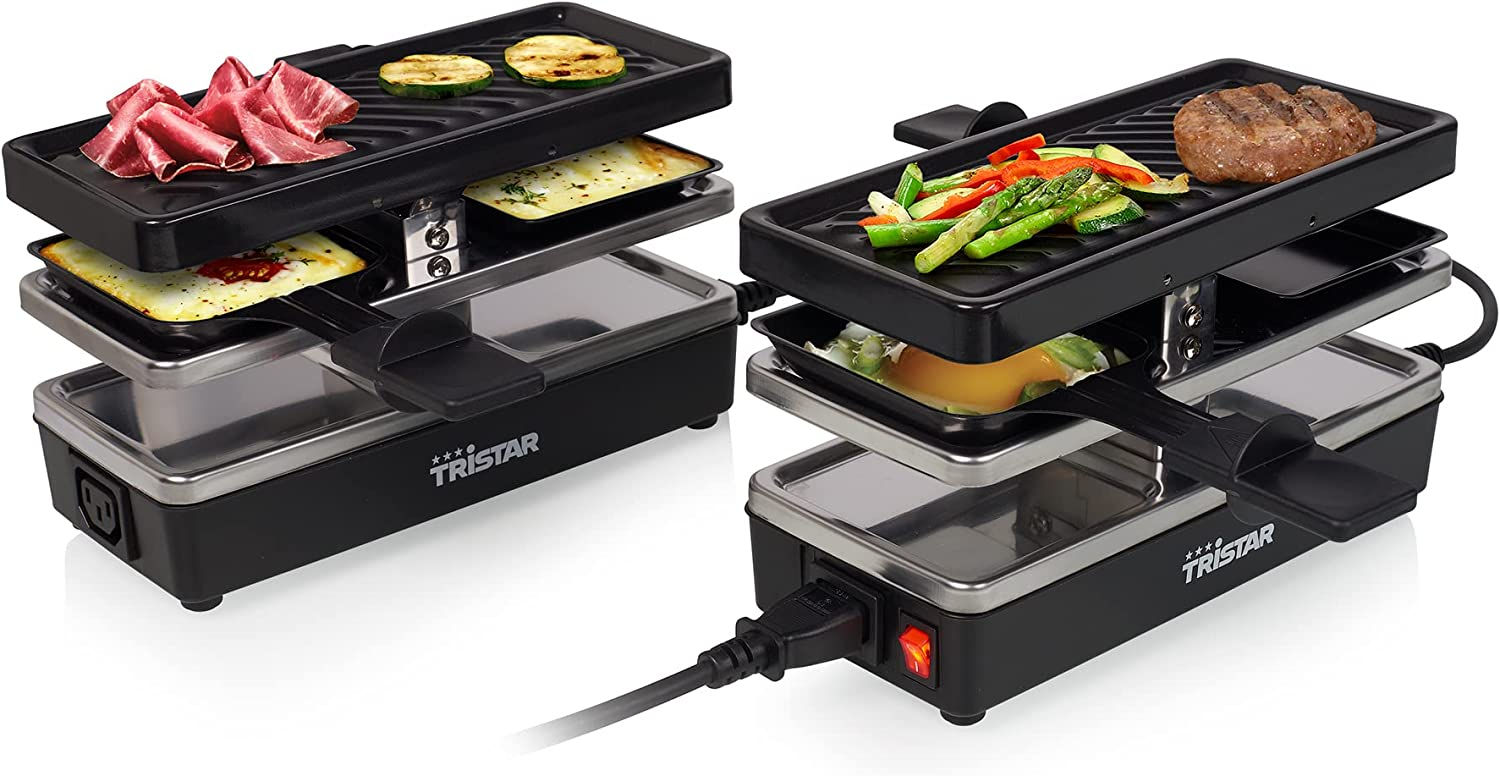 Tristar RA-2742 Set de 2 PARRILLAs con 4 bandejas