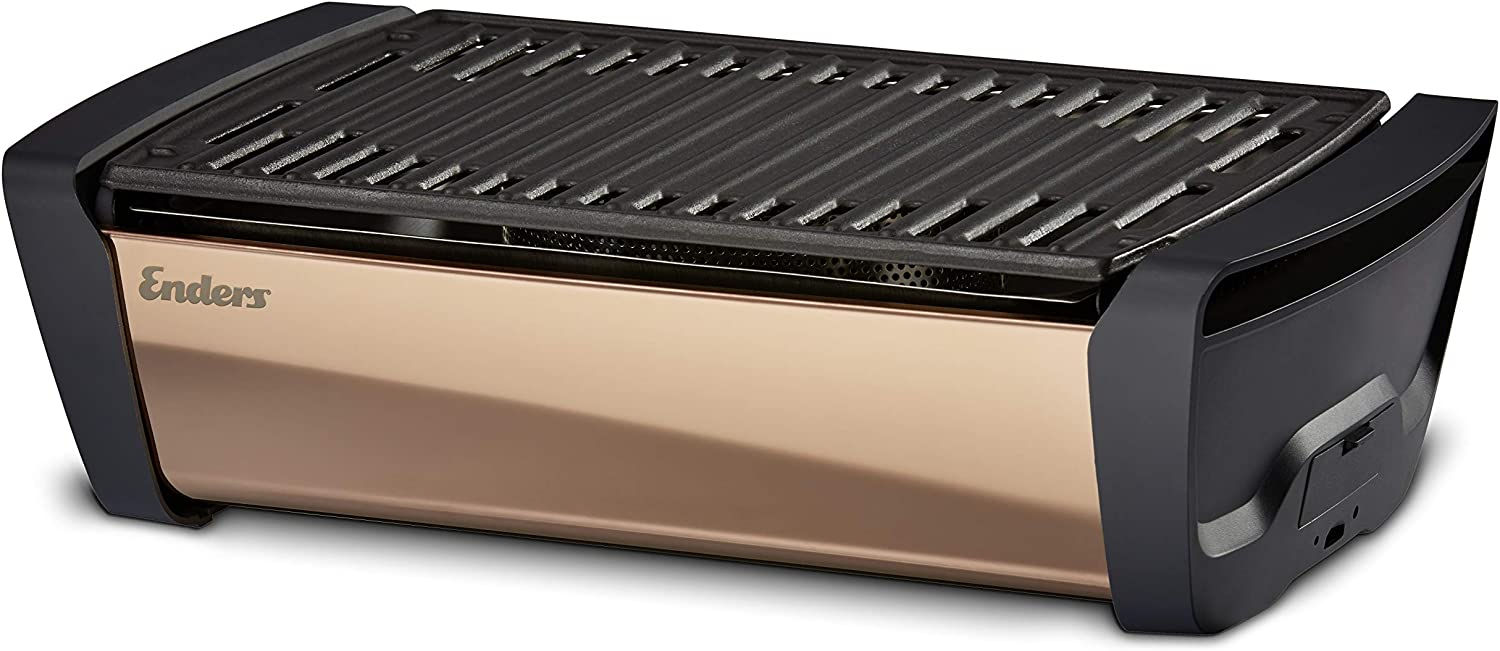 Enders 1368 Aurora Mirror parrilla baja para mesa de humo