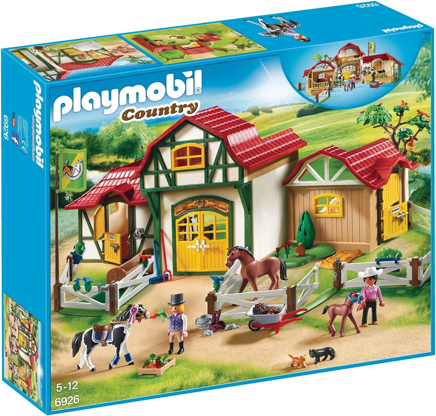PLAYMOBIL Country 6926 Granja de Caballos