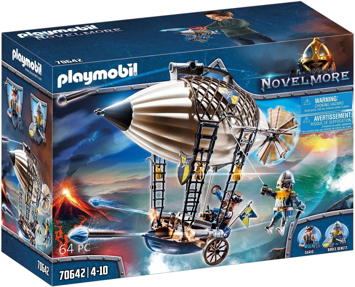PLAYMOBIL Novelmore 70642 Zeppel�n Novelmore de Dar�o