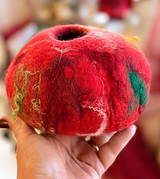 Wet Felting a Decorative Vessel
