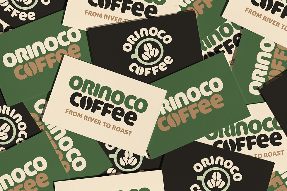 Orinoco Coffee Business Card Mockup