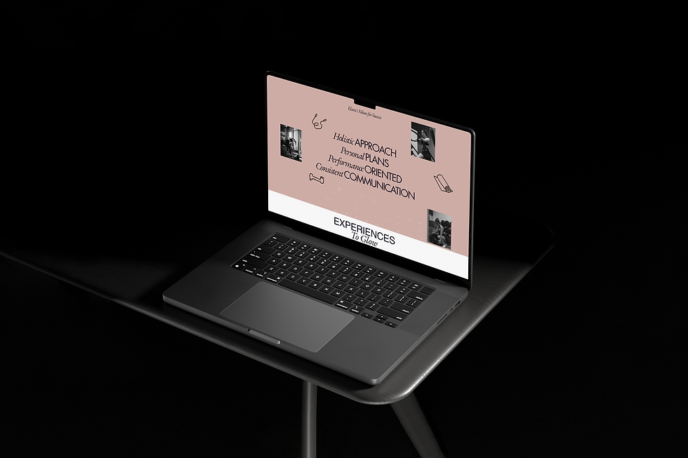 Elara Glow Laptop Mockup