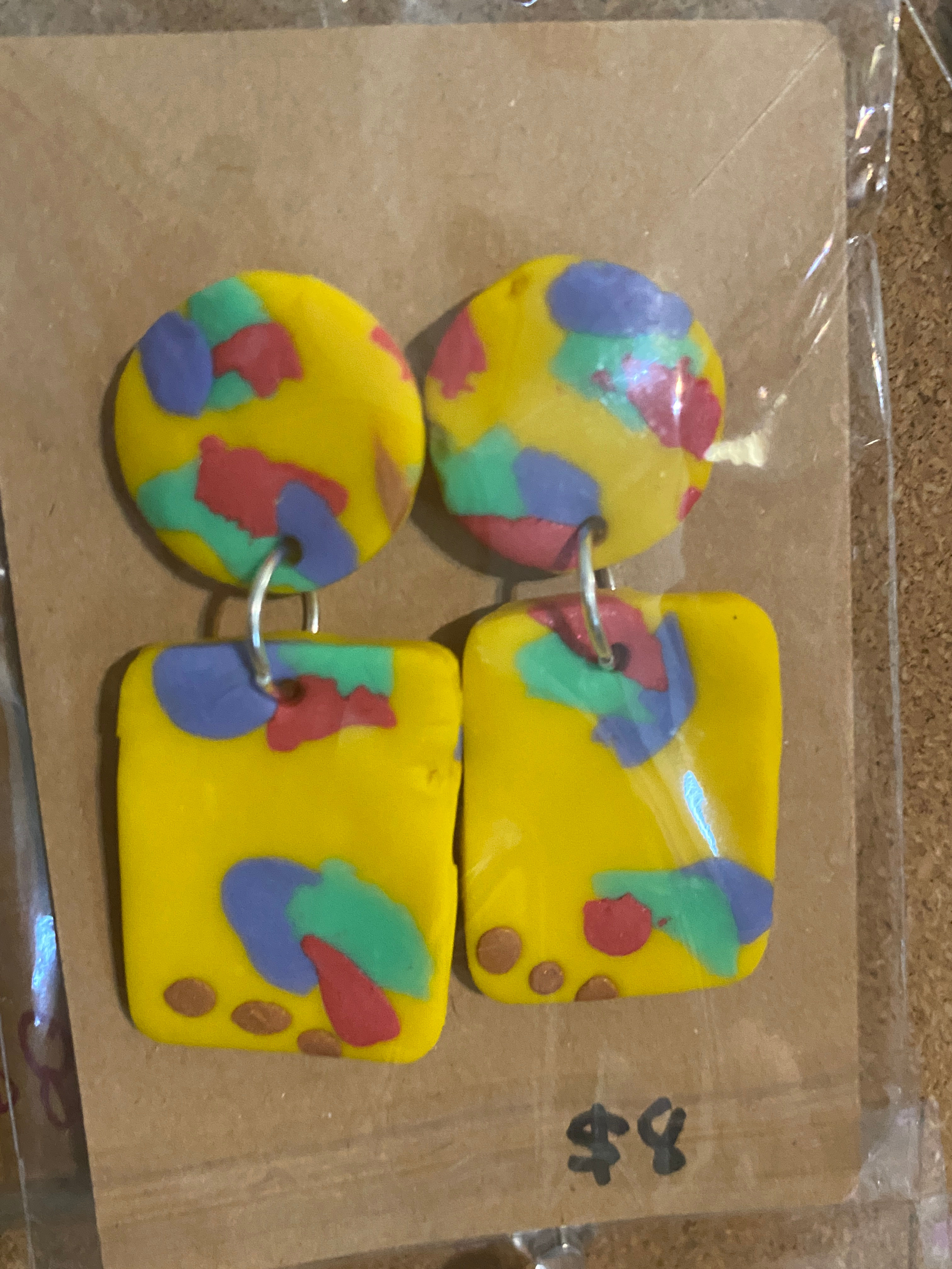 colorful earrings