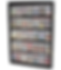 Graded Sports Card Display Case - Vertical - Black Finish