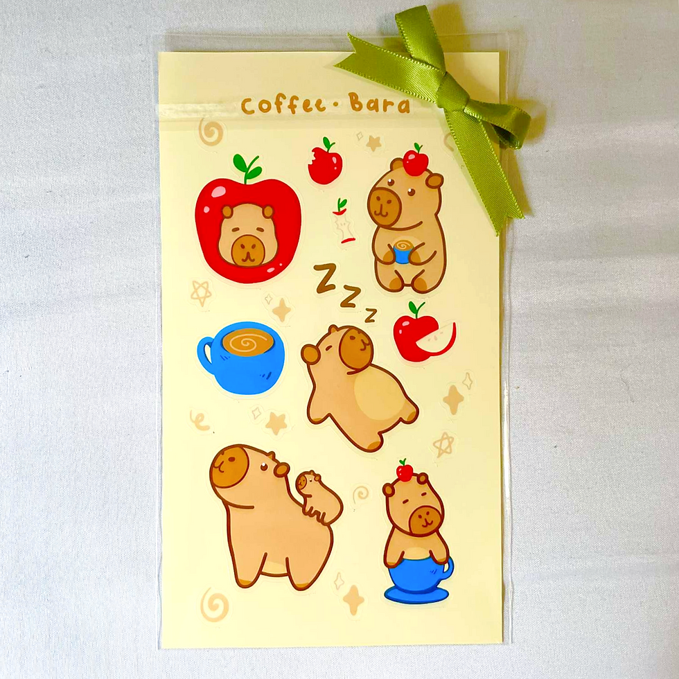 Coffee Bara Sticker Sheet