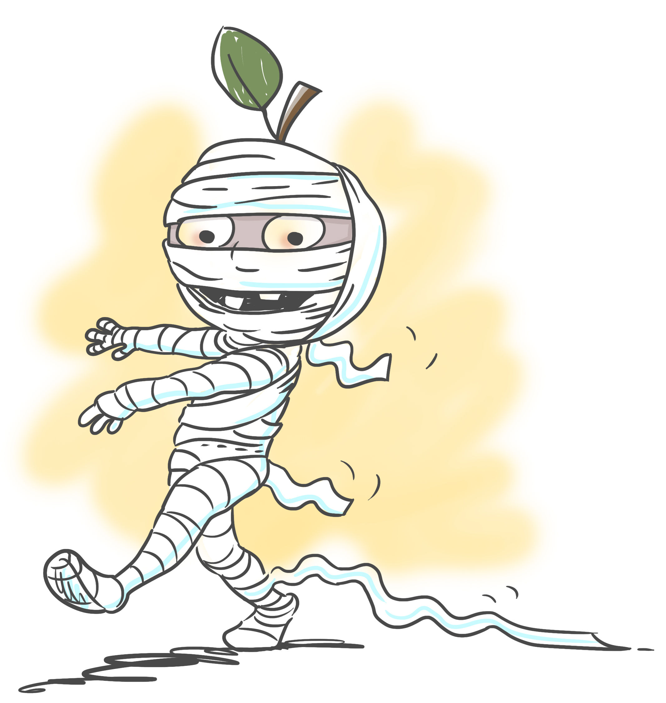 Appelmummie experiment